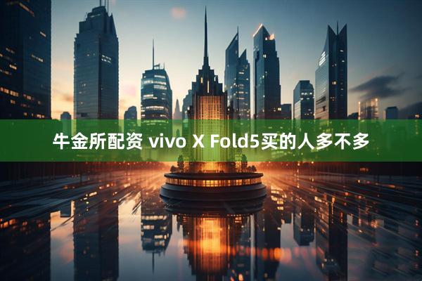 牛金所配资 vivo X Fold5买的人多不多