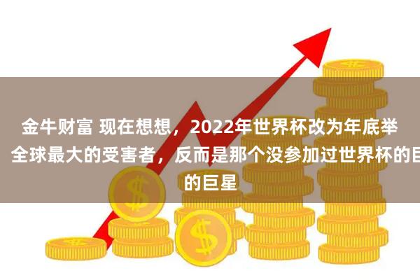 金牛财富 现在想想，2022年世界杯改为年底举办，全球最大的受害者，反而是那个没参加过世界杯的巨星