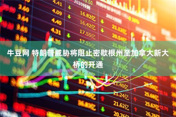 牛豆网 特朗普威胁将阻止密歇根州至加拿大新大桥的开通